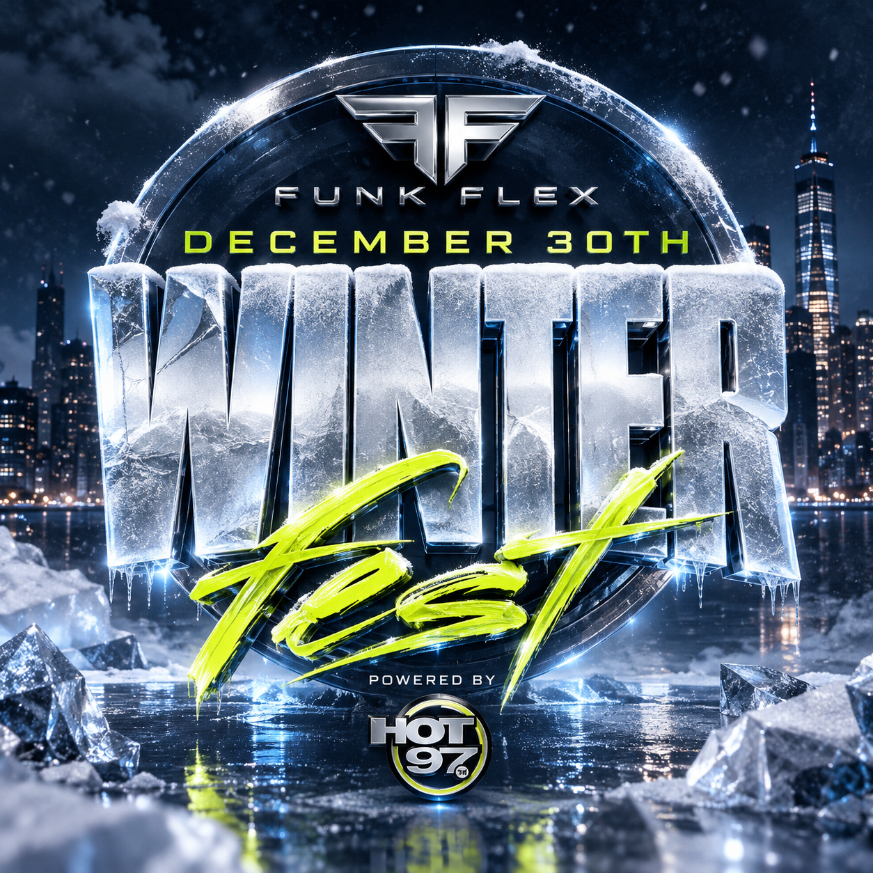 Official Funk Flex Winter Fest key art